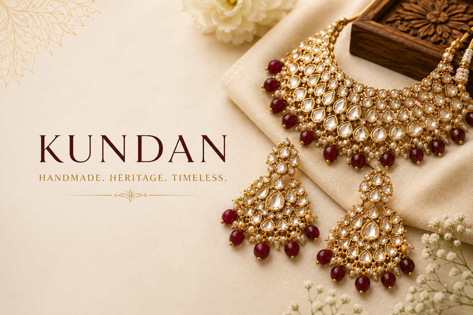 What is Kundan Jewellery? Why It Is Special, Handmade, and Worth More Than Mass-Produced Jewellery