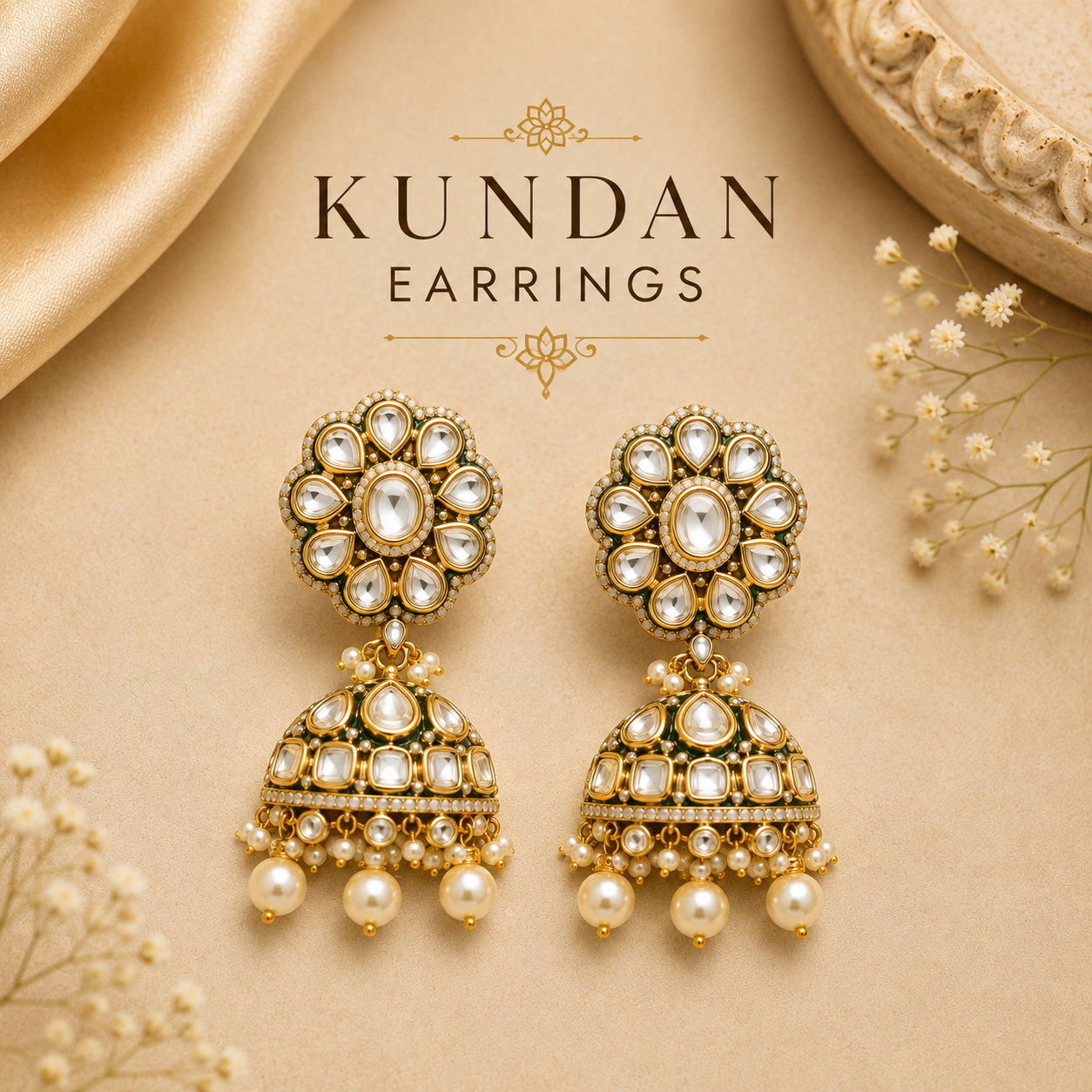 Kundan Earrings