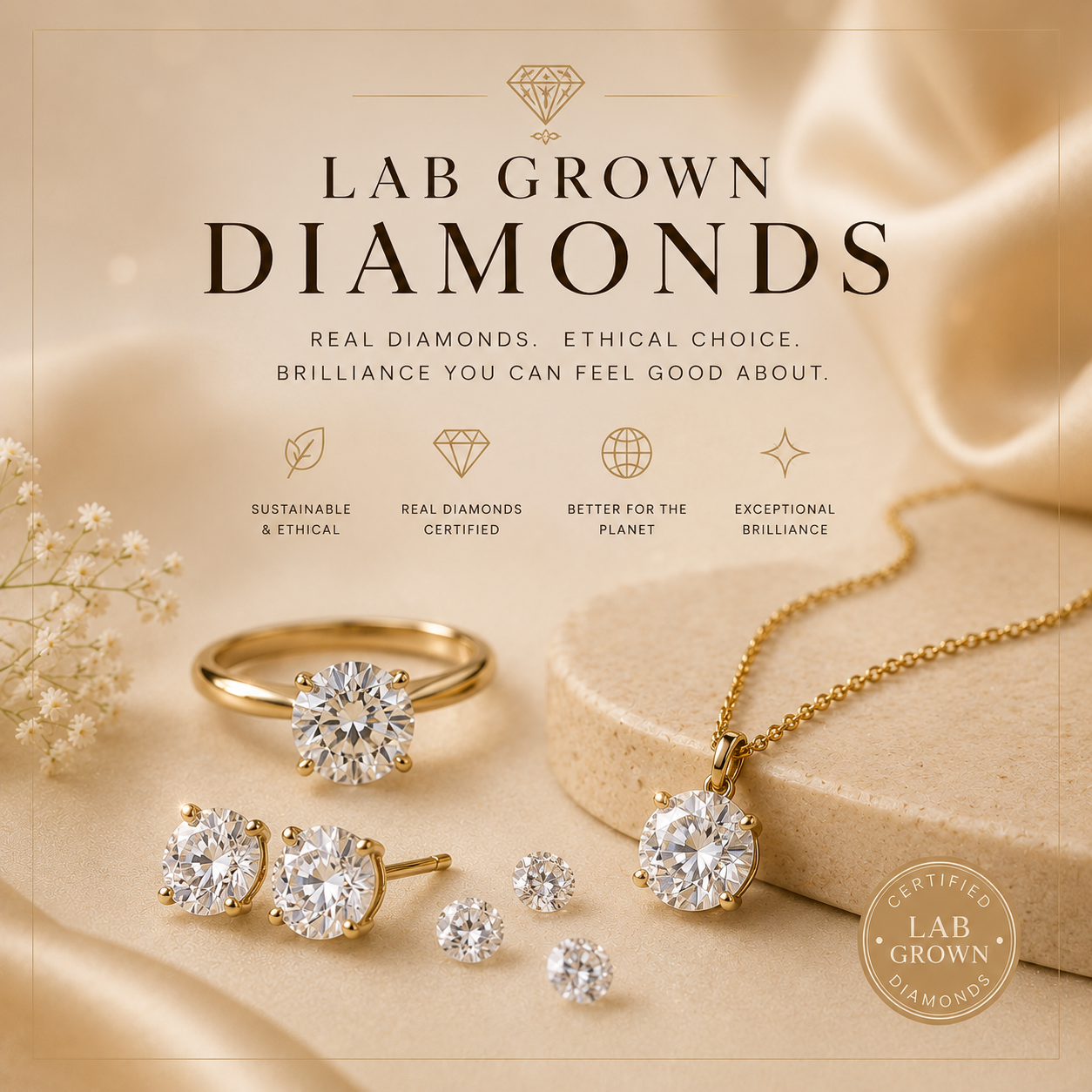 Lab Grown Diamond Engagement Rings
