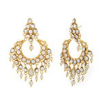 22K Gold Plated Earrings - Kundan Earrings - Antique Design Earrings - Danish Jewellers® 