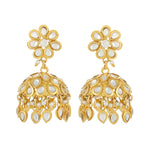 Kundan Earrings - Indian Earrings - Jhumki Design Earrings - Danish Jewellers® 
