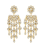 22K Gold Plated Earrings - Semi-Precious Stones Earrings - Kundan Earrings - Danish Jewellers® 