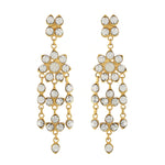 Timelessness Kundan Earrings - Indian Kundan Earrings - 22K Gold Plated - Danish Jewellers® 