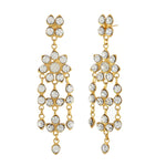 Timelessness Kundan Earrings - Indian Kundan Earrings - 22K Gold Plated - Danish Jewellers® 
