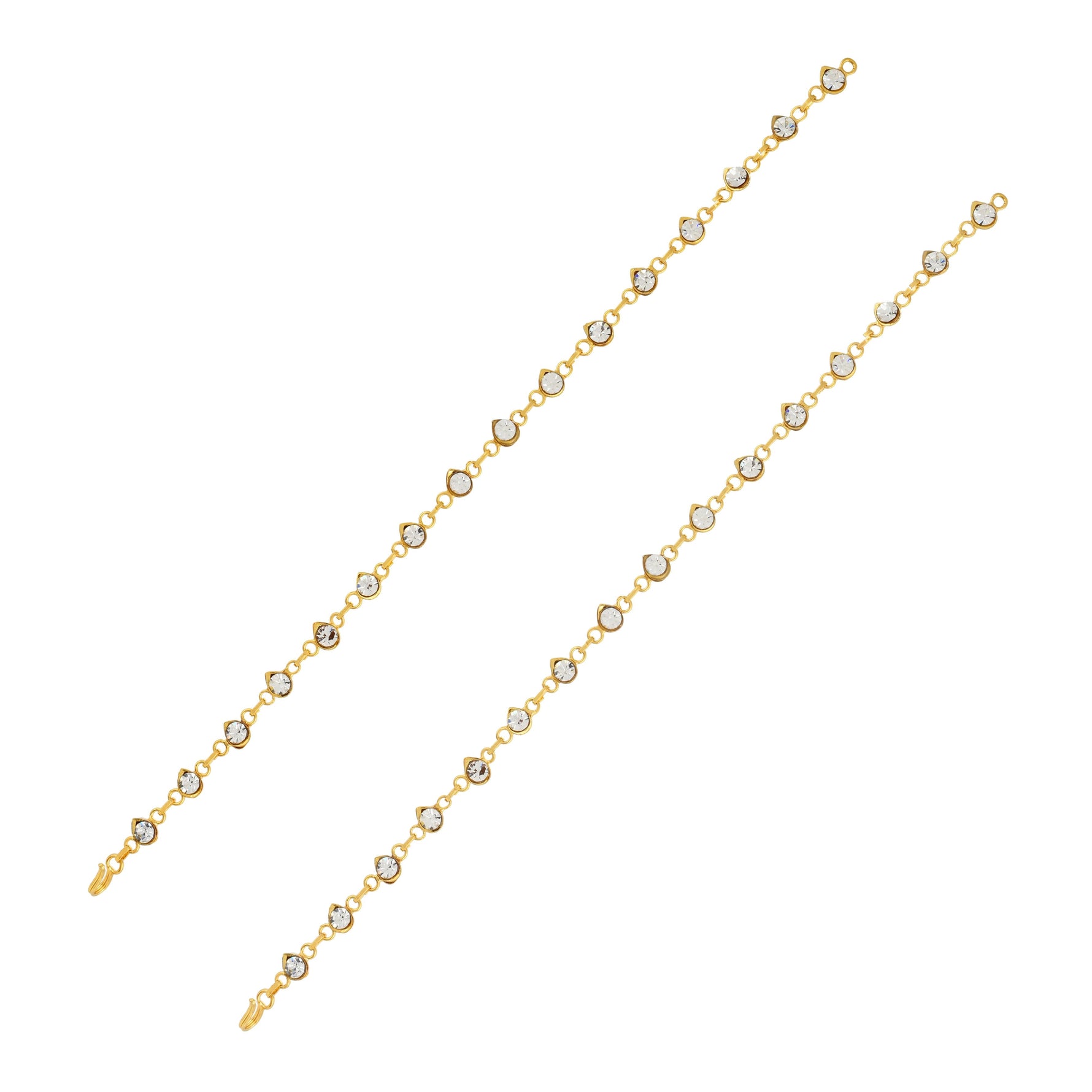 Handmade Kundan Payal - Indian Kundan Payal - Antique Payal - Danish Jewellers® 