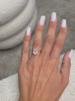 Oval Lab-Grown Diamond Solitaire Engagement Ring