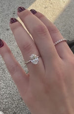 Oval Lab-Grown Diamond Solitaire Engagement Ring